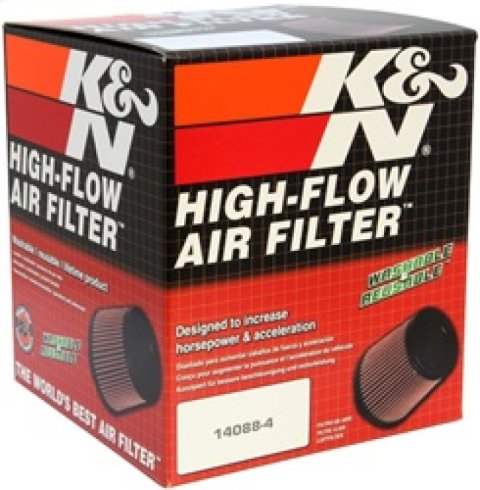 K&N Filter Universal Rubber Filter 4in Flg 6 17/32in OD 8 21/32in H thumbnail 6