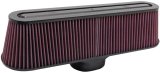 K&N Air Filter with Carbon Fiber Top and Base thumbnail 1