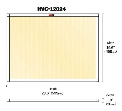 K&N HVAC Filter - 20 x 24 x 1 thumbnail 4