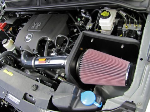 K&N 04-07 Nissan V8-5.6L High Flow Performance Kit thumbnail 6