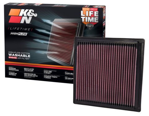 K&N Replacement Air Filter DODGE DURANGO 04-09 / CHRYSLER ASPEN 07-09 thumbnail 4