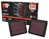 K&N Replacement Air Filter INFINITI M35 3.5L V6; 09-10 (2 PER BOX) thumbnail 7