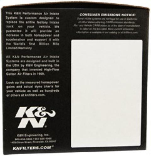 K&N Performance Intake Kit BMW Z3 2.0 24V 6CYL DOHC, 1999-2000 thumbnail 6