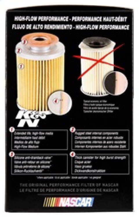 K&N Oil Filter OIL FILTER; AUTOMOTIVE thumbnail 7