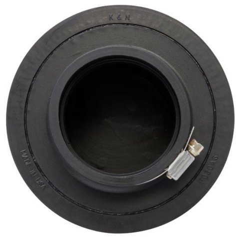 K&N Filter Universal Rubber Filter 3in Flange ID 6in Base OD 5.125in Top OD 5in Height thumbnail 1
