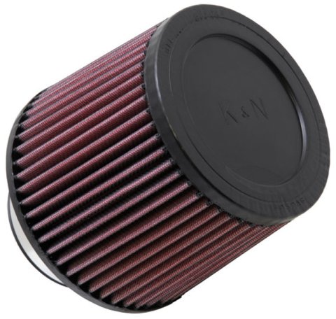K&N Filter Universal Rubber Filter 3in Flange ID 6in Base OD 5.125in Top OD 5in Height thumbnail 3