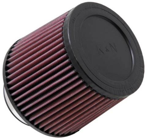 K&N Filter Universal Rubber Filter 3in Flange ID 6in Base OD 5.125in Top OD 5in Height thumbnail 4
