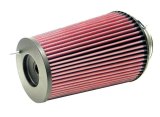 K&N Universal Filter Round Tapered 4in FlangeID / 6.625in Base OD / 5.25in Top OD / 9.5in Height thumbnail 1