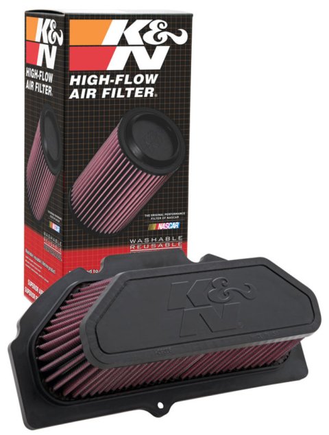 K&N 09-11 Suzuki GSXR 1000 Replacement Air Filter 11.063in L x 5.688in W x 3.375in H thumbnail 3