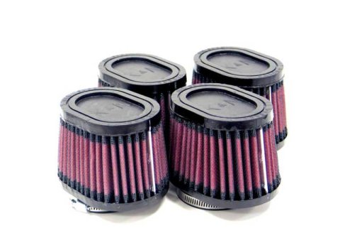K&N Universal Rubber Filter 2.125in Flange ID/3in x 4in Tapered Oval/2.75in Height (4 Filters) thumbnail 4