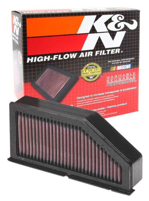K&N 97-08 BMW K1200RS/LT/C/GT 8.313in OS Length / 3.875 OS Width / 1.938in H Replacement Air Filter thumbnail 7