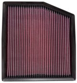 K&N 10-12 BMW 135i/335i/335i XDrive/X1 35i 3.0L L6 (E90) Replacement Air Filter thumbnail 1