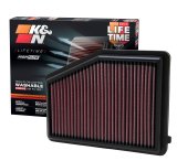 K&N Replacement Air Filter for 12 Honda Civic 1.8L L4 thumbnail 4