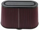 K&N Universal Filter with Carbon Fiber Top & Base-12in Base O/S Length x 6in Base O/S Width x 7in H thumbnail 2