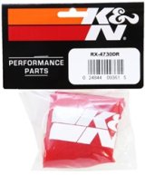 K&N Drycharger Air Filter Wrap Red 6in Base ID x 5in Top ID x 6.5in Height thumbnail 4