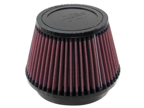 K&N Universal Rubber Filter 5in Flange ID x 6.5in Base OD x 4.5in Top OD x 4.125in Height thumbnail 1