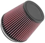 K&N Filter Universal Rubber Filter 5in Flange 6.5in Base 4.5in Top 5.5in Height thumbnail 2
