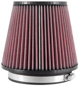 K&N Filter Universal Rubber Filter 5in Flange 6.5in Base 4.5in Top 5.5in Height thumbnail 7