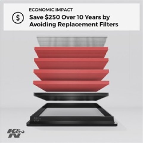 K&N Replacement Air Filter 12 BMW 320i/328i 2.0L thumbnail 3