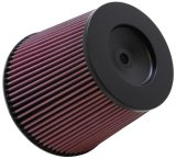 K&N Universal Round Tapered Filter 6in Flange ID x 9in Base OD x 6.625in Top OD x 7.5in Height thumbnail 3
