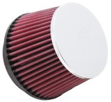 K&N Universal Chrome Filter 100MM Flange ID / 138MM Base OD / 114MM Top OD / 92MM Height thumbnail 1