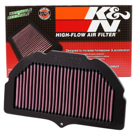 K&N 05-08 Suzuki GSXR 1000 Replacement Air Filter thumbnail 5