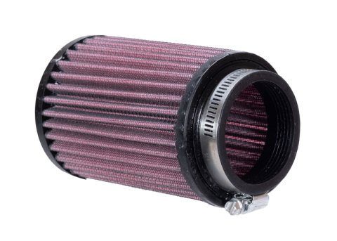 K&N Filter Universal Rubber Filter 2.25 inch Flange 3.5 inch OD 5 inch Height thumbnail 1