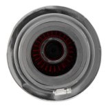 K&N Universal Air Filter Chrome Round Tapered Red - 4in Flange ID x 1.125in Flange Length x 9.5in H thumbnail 4