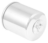 K&N Harley-Davidson 3in OD x 4.063in H Chrome Oil Filter thumbnail 2