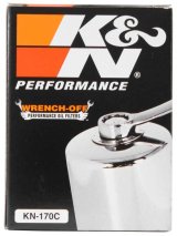 K&N Harley-Davidson 3in OD x 4.063in H Chrome Oil Filter thumbnail 9