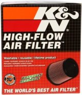 K&N Universal Rubber Filter-Round Tapered 2.5in Flange ID x 6in Base OD x 5in Top OD x 5in Height thumbnail 7
