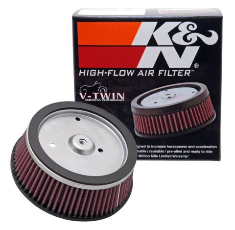 K&N Round Tapered 6.25in Base OD x 5.5in Top OD x 2.125in H Replacement Filter for Harley-Davidson thumbnail 7