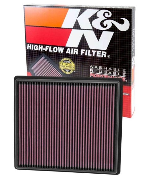 K&N Replacement Air Filter - Panel for 13 Chevrolet Malibu 2.5L/2.0L thumbnail 2