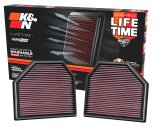 K&N Replacement Air Filter for 11-14 BMW M5/M6 4.4L V8 / 2015 M4/M3 3.0L I6 (2 per box) thumbnail 4
