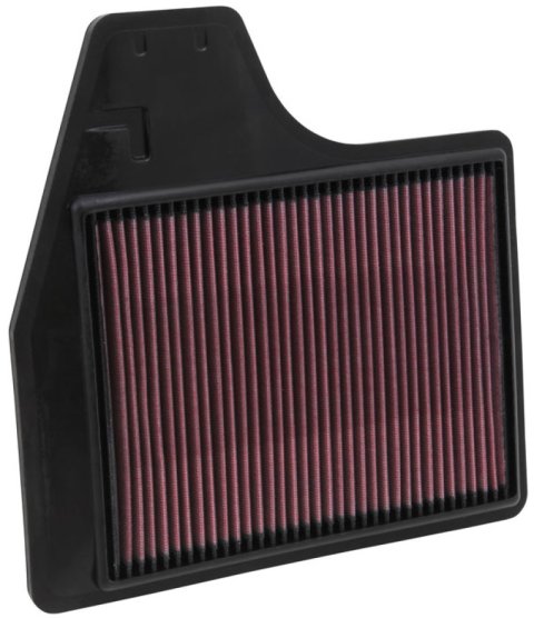 K&N Replacement Filter 11.438in O/S Length x 11.375in O/S Width x 1in H for 13 Nissan Altima 2.5L thumbnail 2