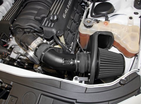 K&N 11-13 Dodge Challenger V8/12-13 Charger V8 / 12-13 Chrysler 300 Black Performance Intake Kit thumbnail 8