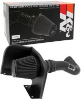 K&N 07-08 Chevy Silverado 1500 4.8L/5.3L V8 / 07-08 GMC Yukon 4.8L/5.3L V8 Black Perf Intake Kit thumbnail 5