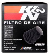 K&N Universal Rubber Filter Round Tapered 6in Flange ID x 7.5in Base OD x 5.25in Top OD x 8in Height thumbnail 6