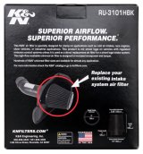 K&N Universal Rubber Filter Round Tapered 6in Flange ID x 7.5in Base OD x 5.25in Top OD x 8in Height thumbnail 8