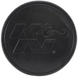 K&N Universal Rubber Filter-Round Tapered 4in Flange ID x 8in Base OD x 6.625in Top OD x 8in H thumbnail 4