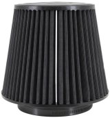 K&N Universal Rubber Filter-Round Tapered 6in Flange ID x 9in Base OD x 6.625in Top OD x 7.5in H thumbnail 1