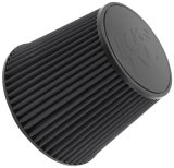 K&N Universal Rubber Filter-Round Tapered 6in Flange ID x 9in Base OD x 6.625in Top OD x 7.5in H thumbnail 2