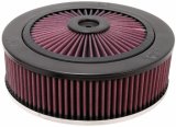 K&N X-Stream Top Filter - Red - Size 9in - 5.125in Neck Flange / 2.75in Height thumbnail 3