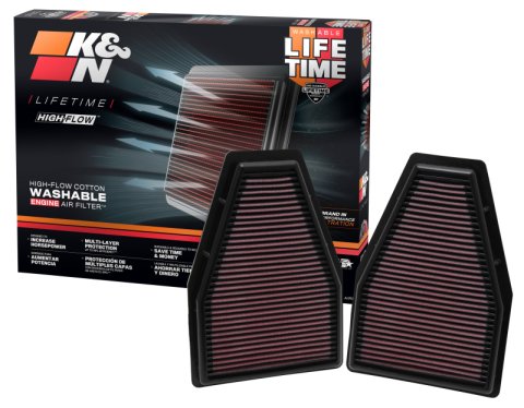 K&N Replacement Air Filter 12-13 Porsche 911 3.4L / 12 911 3.8L / 13 911 3.6L / 13 911 Carrera 3.8L thumbnail 4