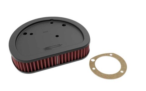 K&N Replacement Air Filter 7.125in L x 5.688in W x 1.625in H for Harley-Davidson thumbnail 2