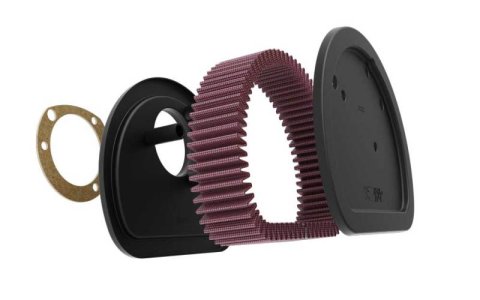 K&N Replacement Air Filter 7.125in L x 5.688in W x 1.625in H for Harley-Davidson thumbnail 8