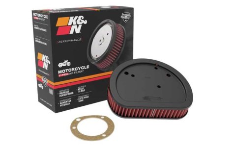 K&N Replacement Air Filter 7.125in L x 5.688in W x 1.625in H for Harley-Davidson thumbnail 9
