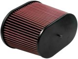 K&N Universal Air Filter - Oval Straight - 3.688in Flange ID x 10.25in Base O/S Length x 7.875in H thumbnail 9