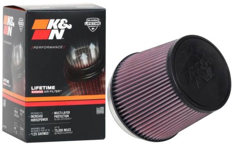 K&N Universal Tapered Filter 6in Flange ID x 7.5in Base OD x 5.875in Top OD x 6.5in Height thumbnail 4