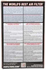 K&N Universal Rubber Filter 2-1/2in Flg / 4-1/2in OD B / 3-1/2in OD T / 6in H - Black Top thumbnail 9
